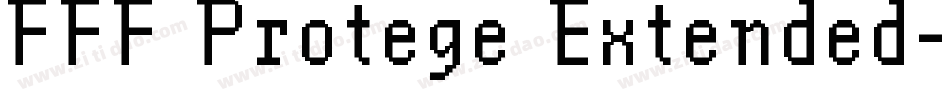 FFF Protege Extended字体转换